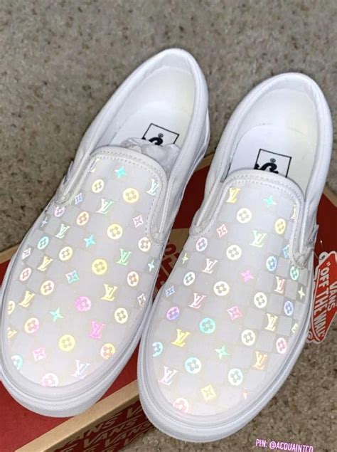 louis vuitton vans slip ons yellow